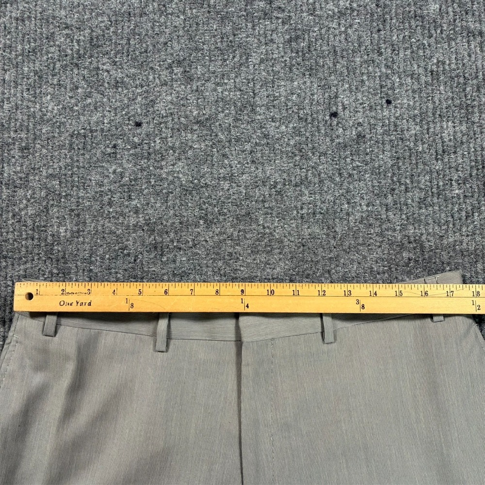Ralph Lauren Mens Dress Pants Size 36x30 Gray‎ Washable Flat Front Mid Rise - Picture 3 of 8